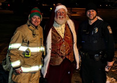 Santa Dan Supporting Our First Responders