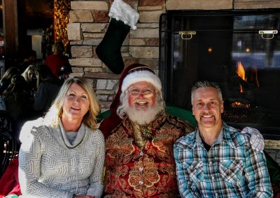 Santa Dan With Mother & Father